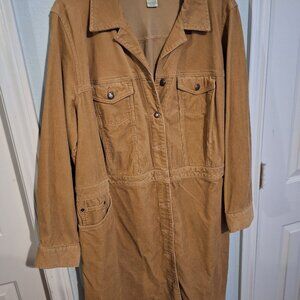 St. John's Bay Corduroy Dress/Duster - 22W